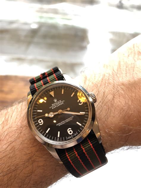 rolex explorer 1016 nato